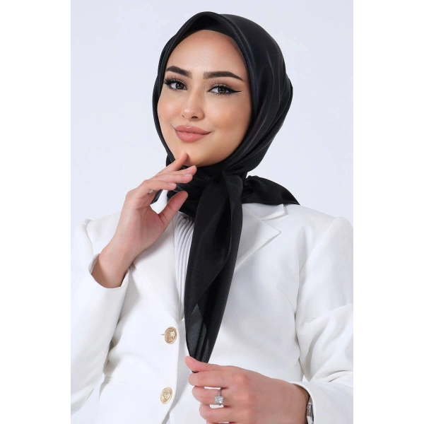 V-1 Kristal Saten Eşarp