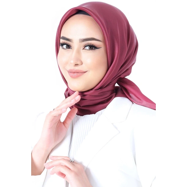 V-35 Kristal Saten Eşarp