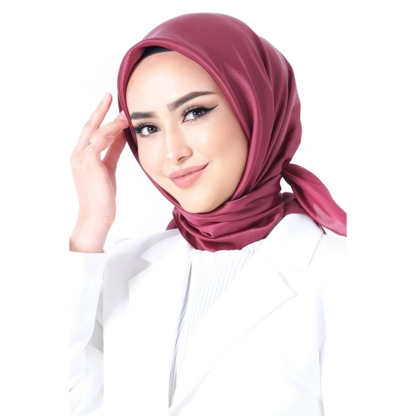 V-35 Kristal Saten Eşarp