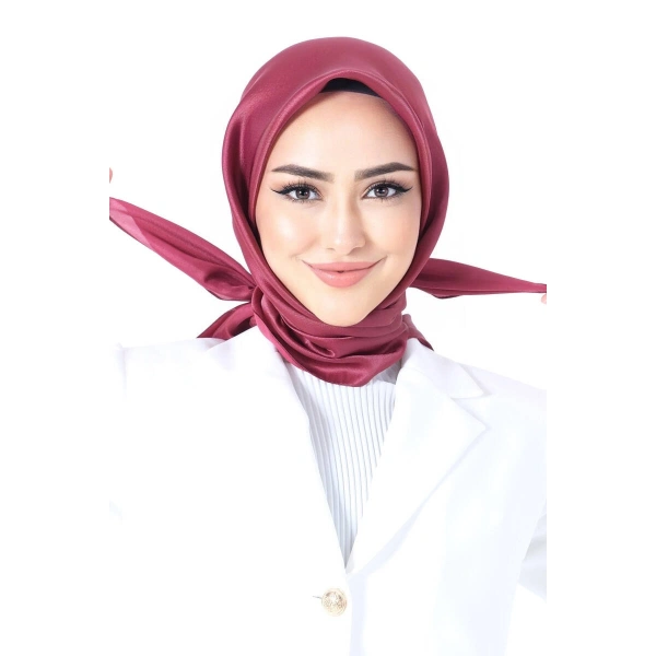 V-35 Kristal Saten Eşarp