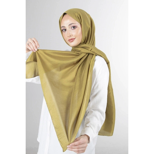 Yağ Yeşili Brisa Vual Şal