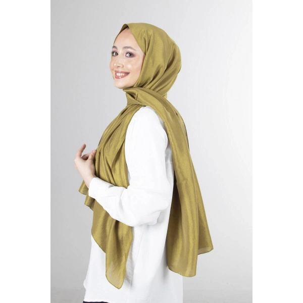 Yağ Yeşili Brisa Vual Şal
