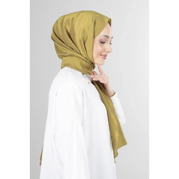 Yağ Yeşili Brisa Vual Şal