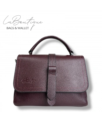 %100 Deri Lb Çanta D-2300 Bordo