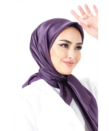 V-26 Kristal Saten Eşarp