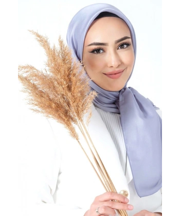 V-22 Kristal Saten Eşarp