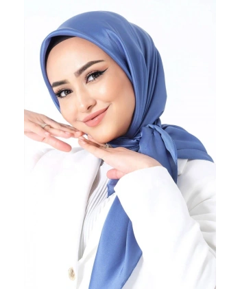 V-12 Kristal Saten Eşarp