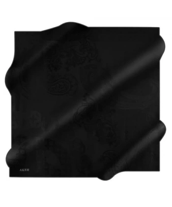 Siyah İpek Jakar Eşarp