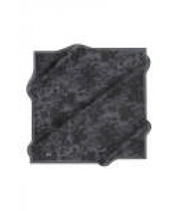 Fırça Desenli 90X90 Aker İpek Krep Saten Eşarp