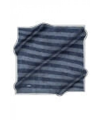 Lacivert İpek Fasone Eşarp