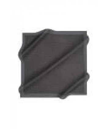 Antrasit 100X100 Elegance Monogram Eşarp