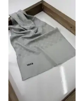 Gümüş 75X190 CM Elegance Monogram Şal