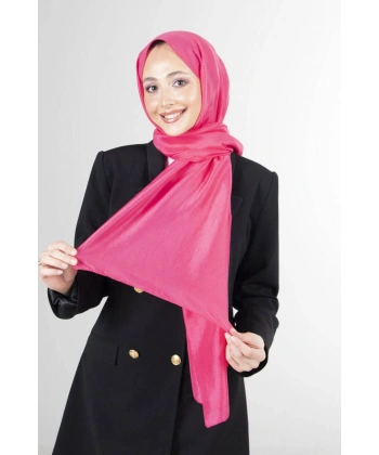 Açık Fuşya Brisa Vual Şal