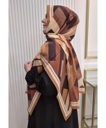 BENETTON ŞAL FIORE KARAMEL