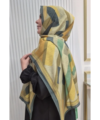 BENETTON ŞAL FIORE PETROL