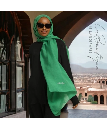 Herbal Bitkisel Eşarp Yeşil Elma