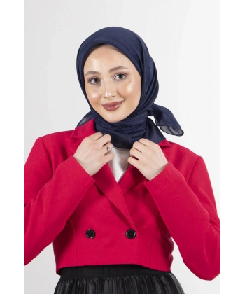 Lacivert Brisa Vual Eşarp