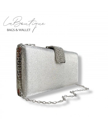 Lb Abiye Çanta 25-010 Gümüş