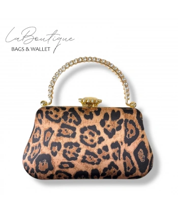 Lb Abiye Çanta 25-013 Leopar