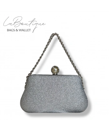 Lb Abiye Çanta 25-017 Gümüş