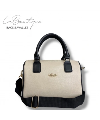Lb Çanta 2508 Rugan Bej/siyah