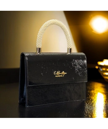 Lb Çanta 7134 İncili/abiye Siyah