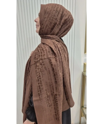 SİLKHOME NAİA ŞAL AÇIK KAHVE