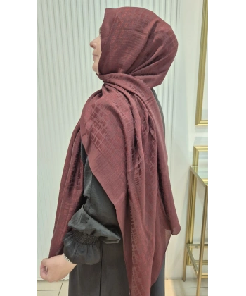 SİLKHOME NAİA ŞAL BORDO