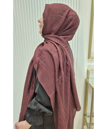 SİLKHOME NAİA ŞAL BORDO