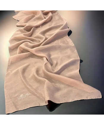 Simli Şal - Sütlü Kahve - 70x190