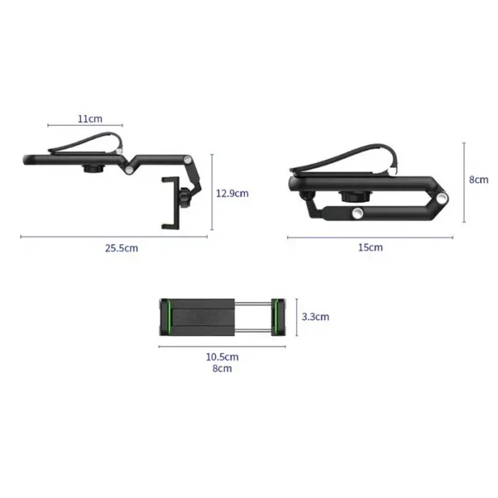 1080° Dönebilen Çok Fonksiyonlu Telefon Tutucu
