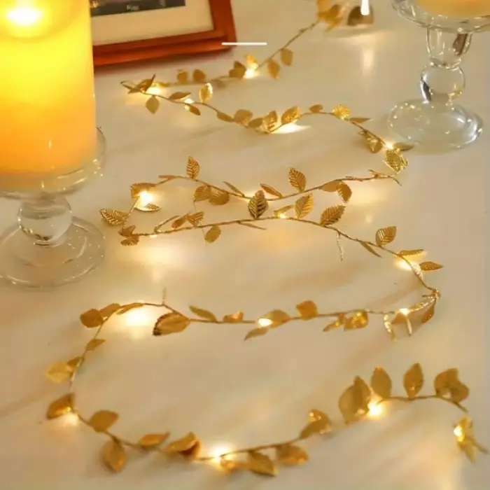 3 Metre Yaldızlı Gold LED Işık