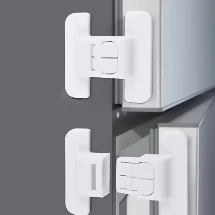 4 Adet Buzdolabı Çekmece ve Dolap Kapağı Çocuk Kilidi