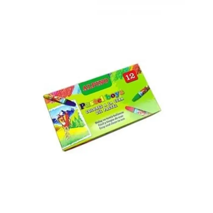 Alpino 12 Renk Pastel Boya Kutulu Dc038296