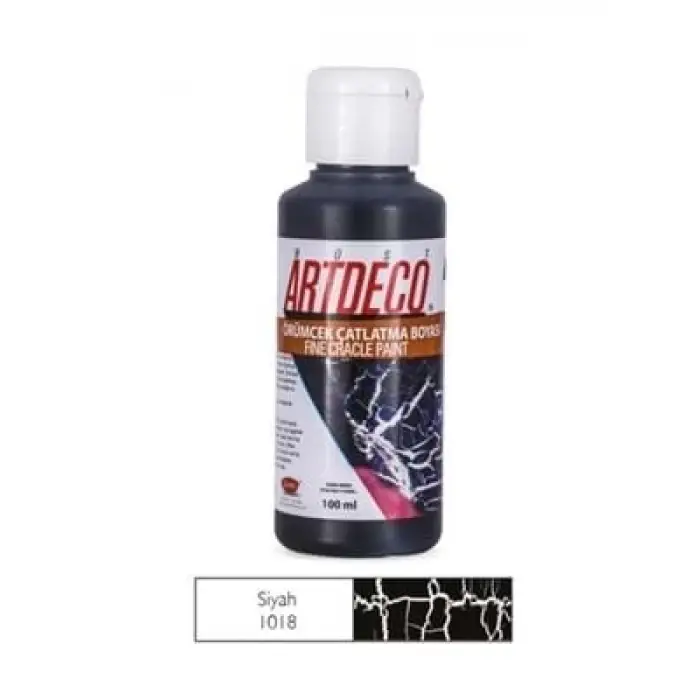 Artdeco 100 Ml Örümcek Çatlatma Boyası Siyah 28d1018