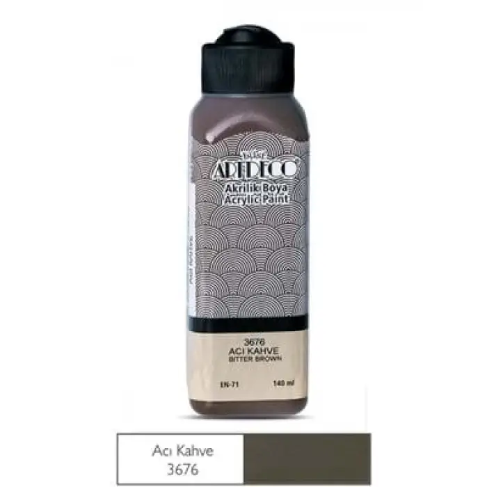 Artdeco 140 Ml Akrilik Boya Acı Kahve 70r3676