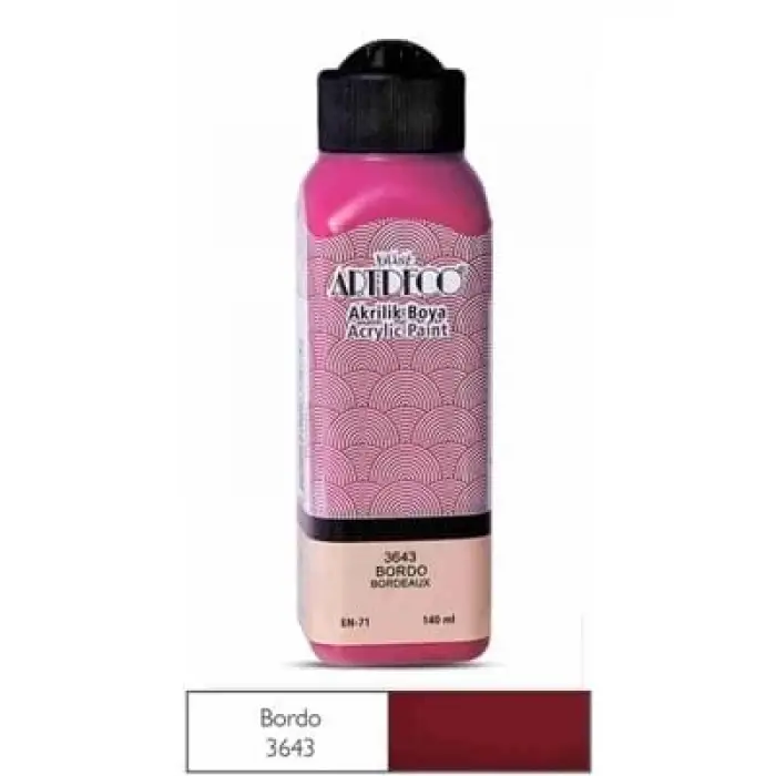 Artdeco 140 Ml Akrilik Boya Bordo 70r3643
