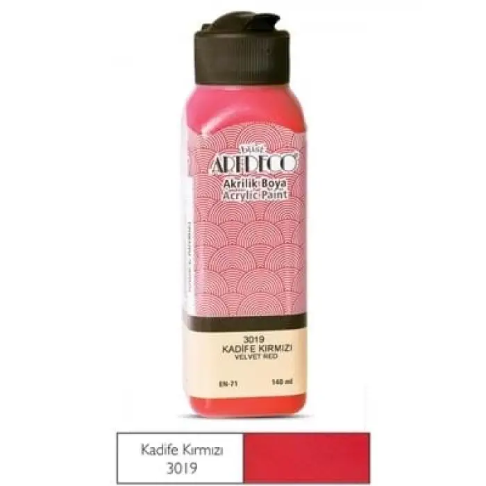 Artdeco 140 Ml Akrilik Boya Kadife Kırmızı 70r3019