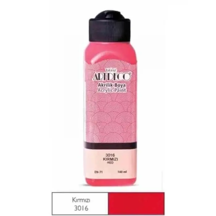 Artdeco 140 Ml Akrilik Boya Kırmızı 70r3606