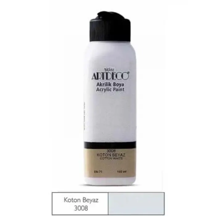 Artdeco 140 Ml Akrilik Boya Koton Beyaz 70r3008