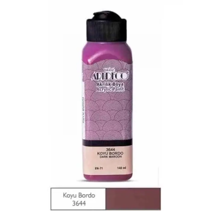 Artdeco 140 Ml Akrilik Boya Koyu Bordo 70r3644