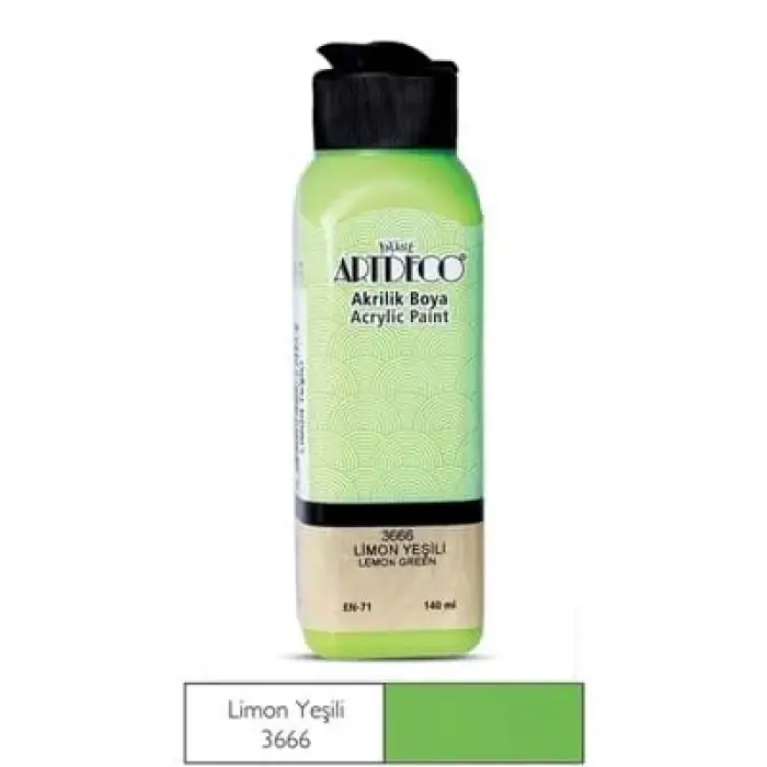 Artdeco 140 Ml Akrilik Boya Limon Yeşili 70r3666