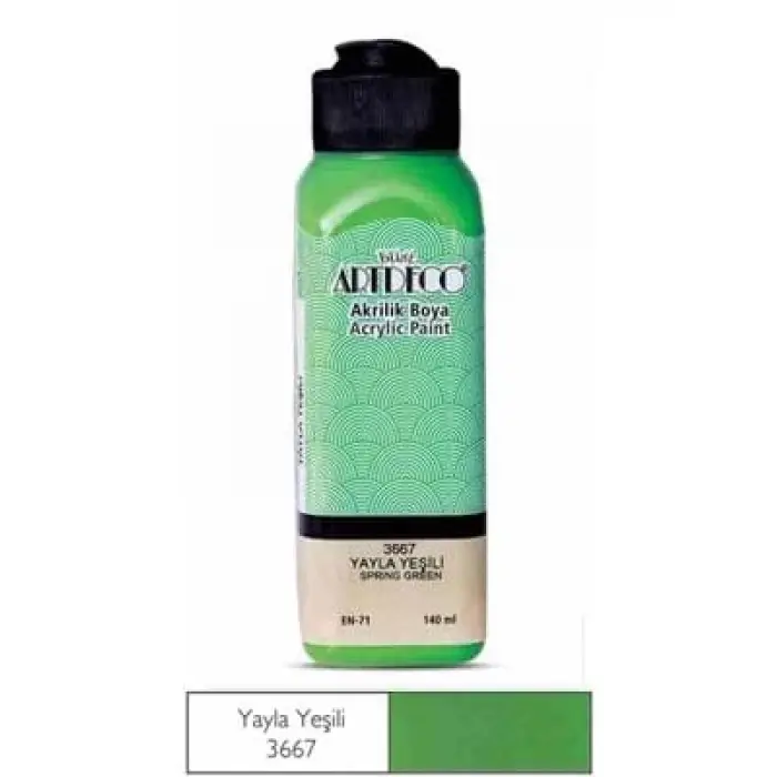 Artdeco 140 Ml Akrilik Boya Yayla Yeşili 70r3667