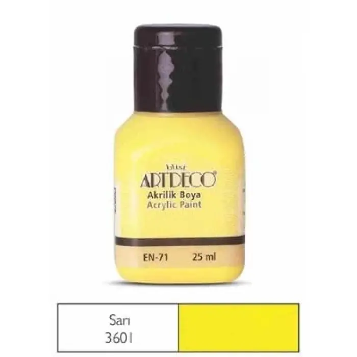 Artdeco 25 Ml Akrilik Boya Sarı 70a3601