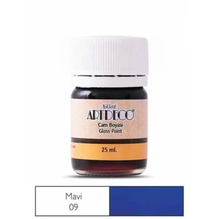 Artdeco 25 Ml Öğrenci Tipi Cam Boya 09 Mavi