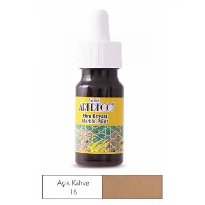 Artdeco 30 Ml Ebru Boyası 16b16 A.kahverengi