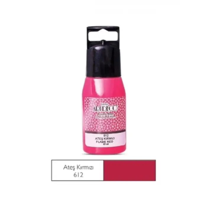Artdeco 50 Ml Boyutlu Boya Ateş Kırmızı 612