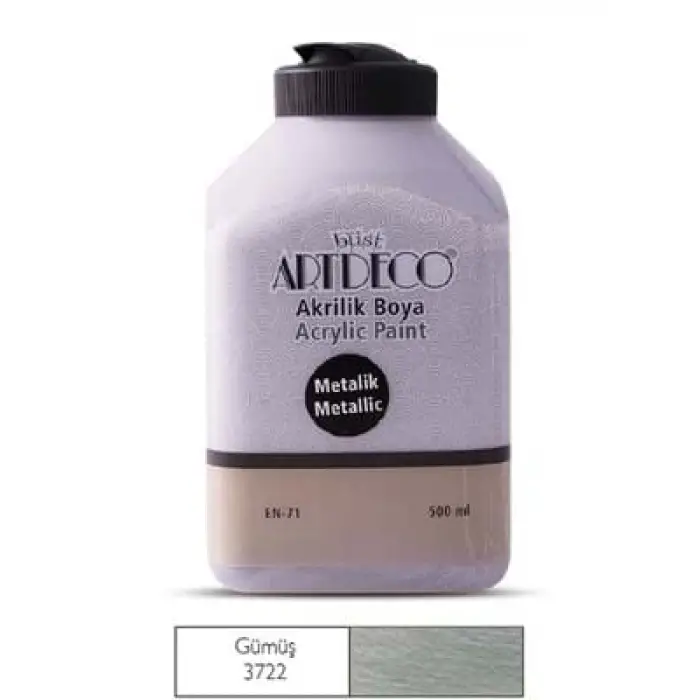 Artdeco 500 Ml Akrilik Boya Gümüş 71l3722