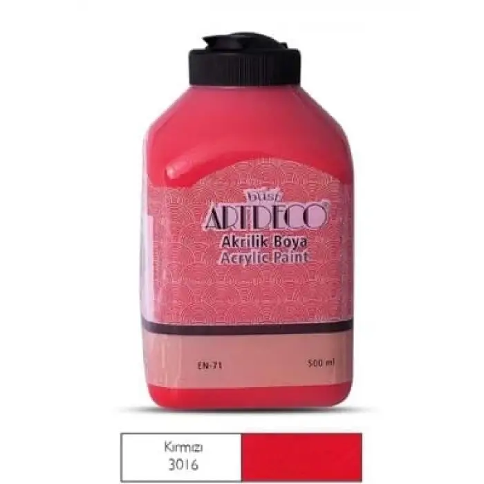 Artdeco 500 Ml Akrilik Boya Kırmızı 70l3016