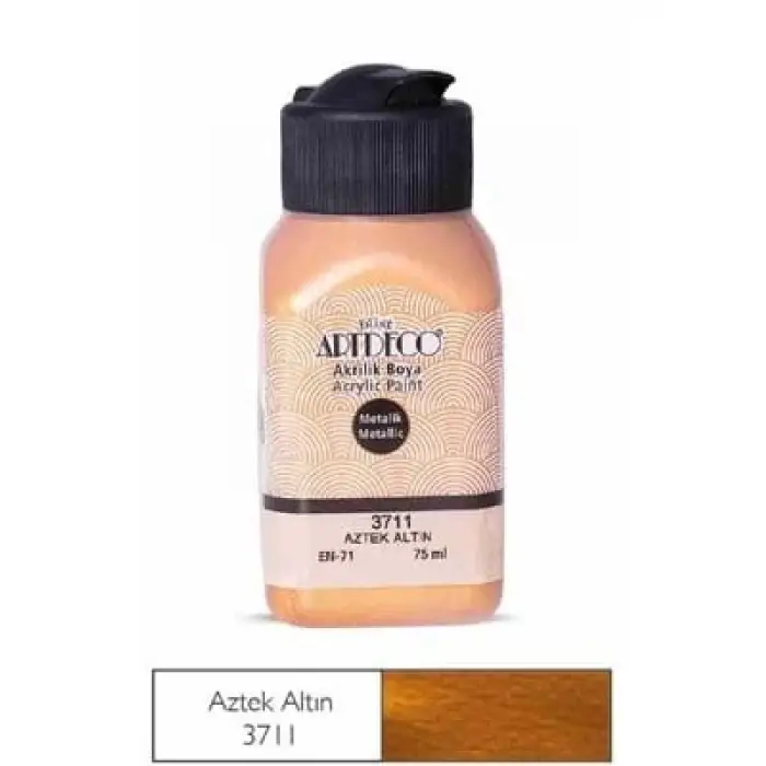 Artdeco 75 Ml Akrilik Boya Metalik Aztek Altın 71ı3711